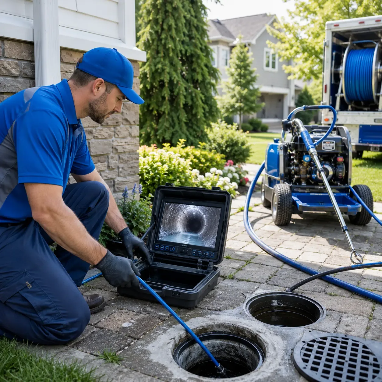 Outdoor drain cleaning professionals serving Bronte, TX