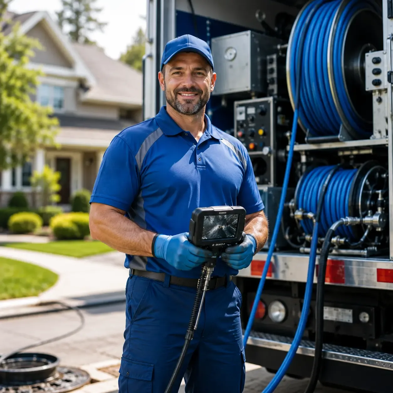 Local outdoor drain cleaning specialists in Bronte, TX